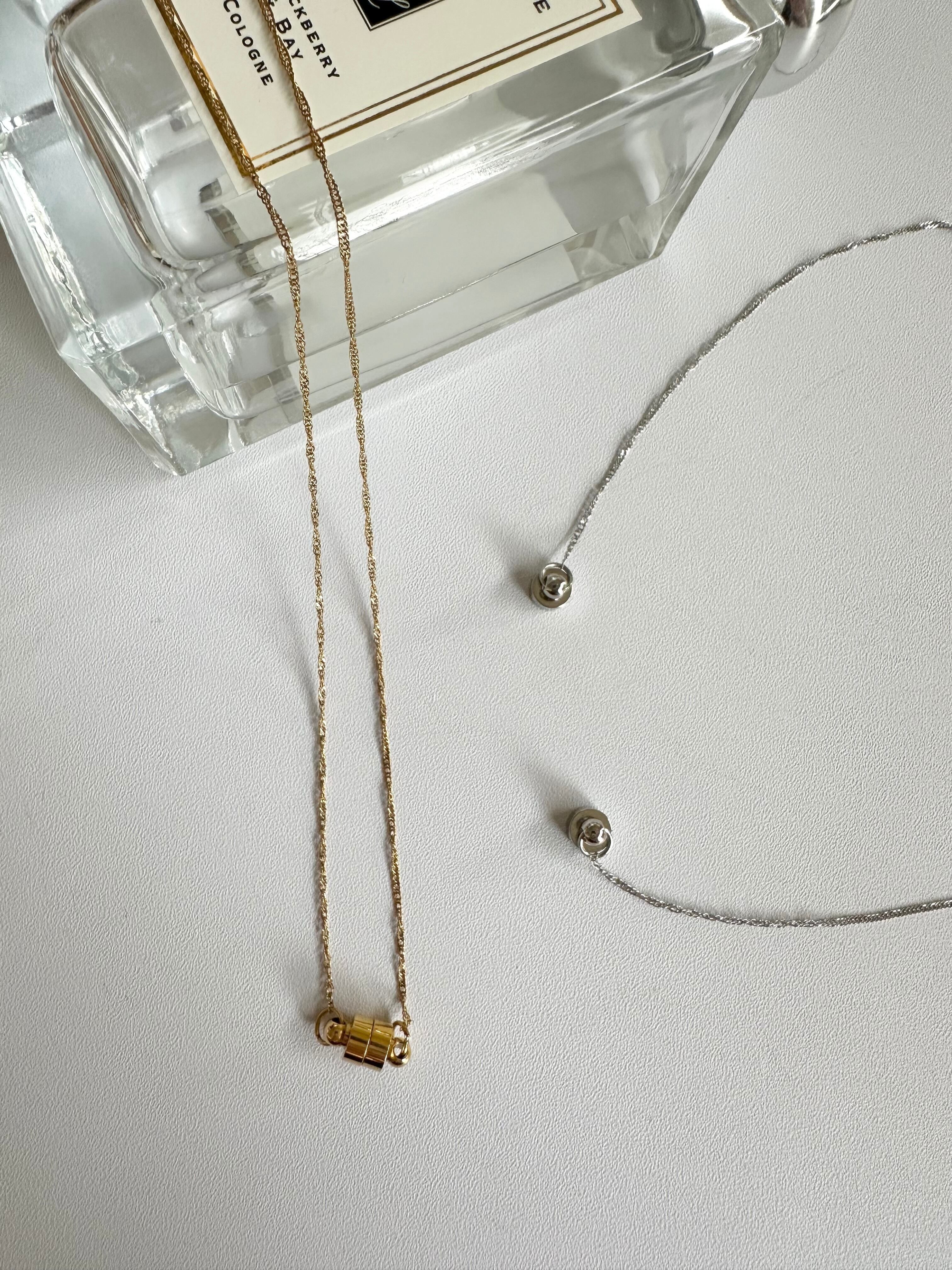 SS magnet classic design necklace