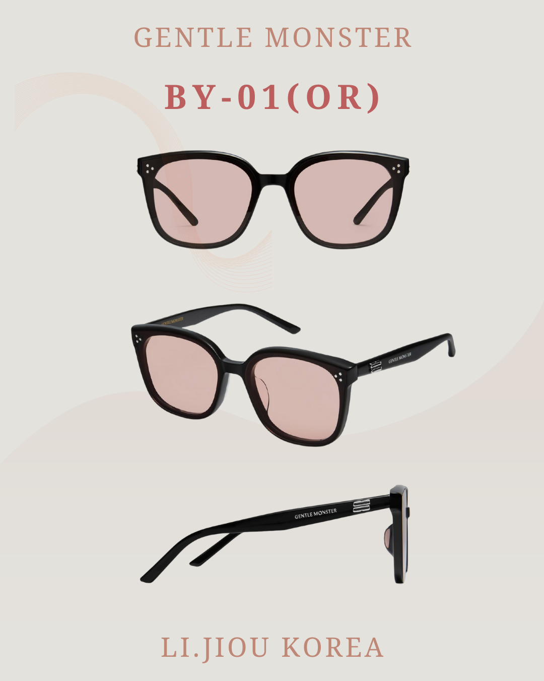 Gentle Monster BY 01 (OR)  太陽眼鏡 GM墨鏡