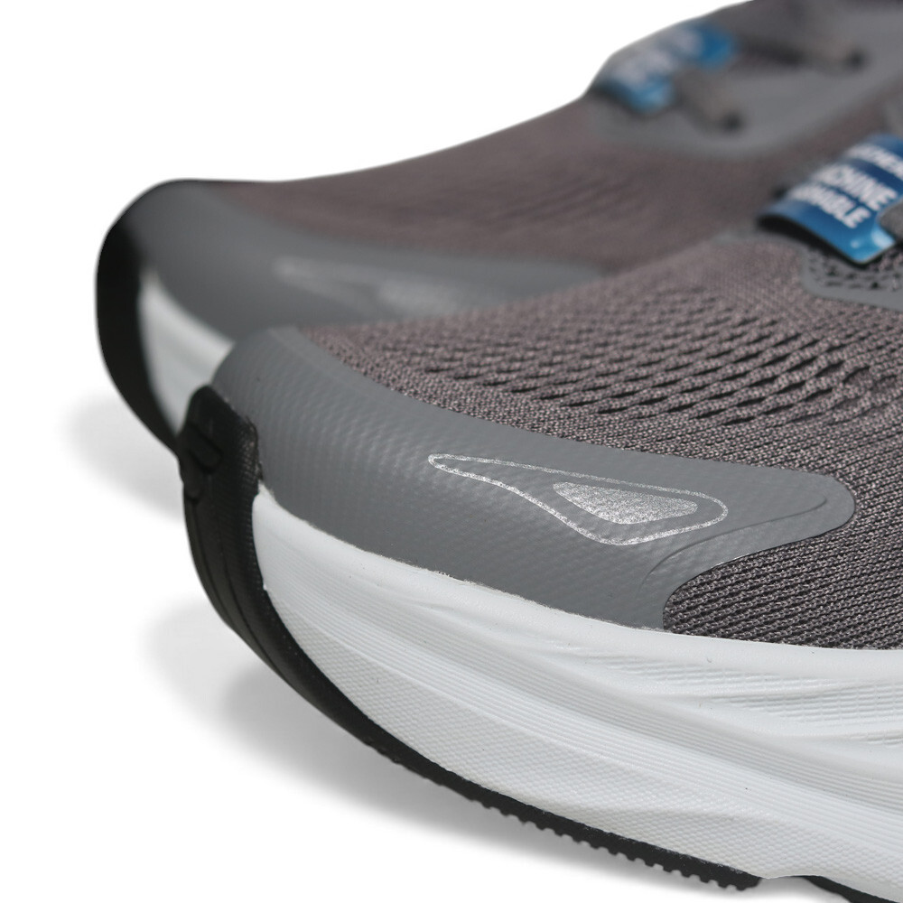 SKECHERS 慢跑鞋 MAX RUN 灰色 輕量化 固特異 運動鞋 男 221002GRY
