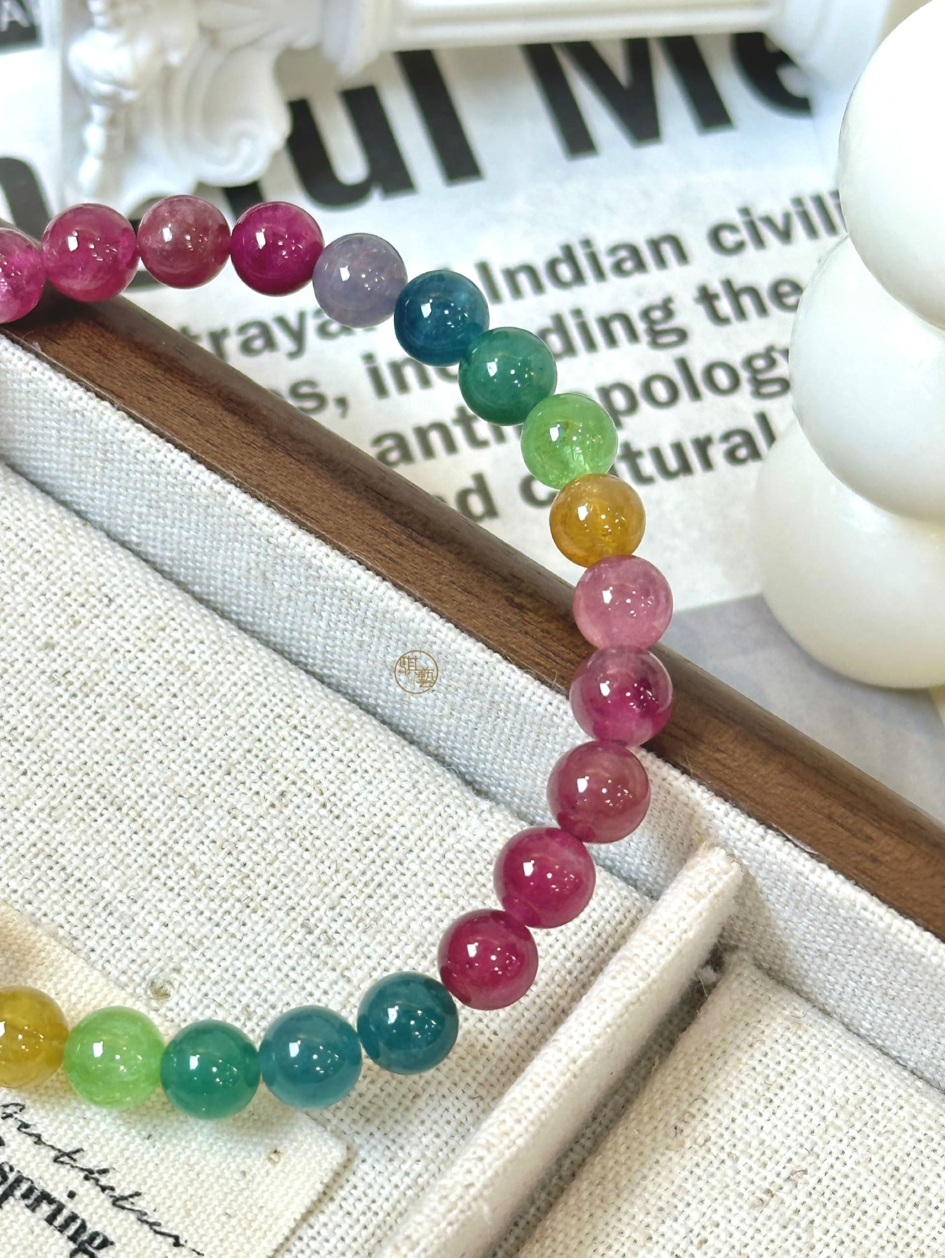 碧璽手串 6mm｜情緒平衡 × 防護能量 × 多彩好運