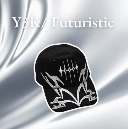 FLEXER8 - 819 Studio™︎ Y3K Dad Cap - Black