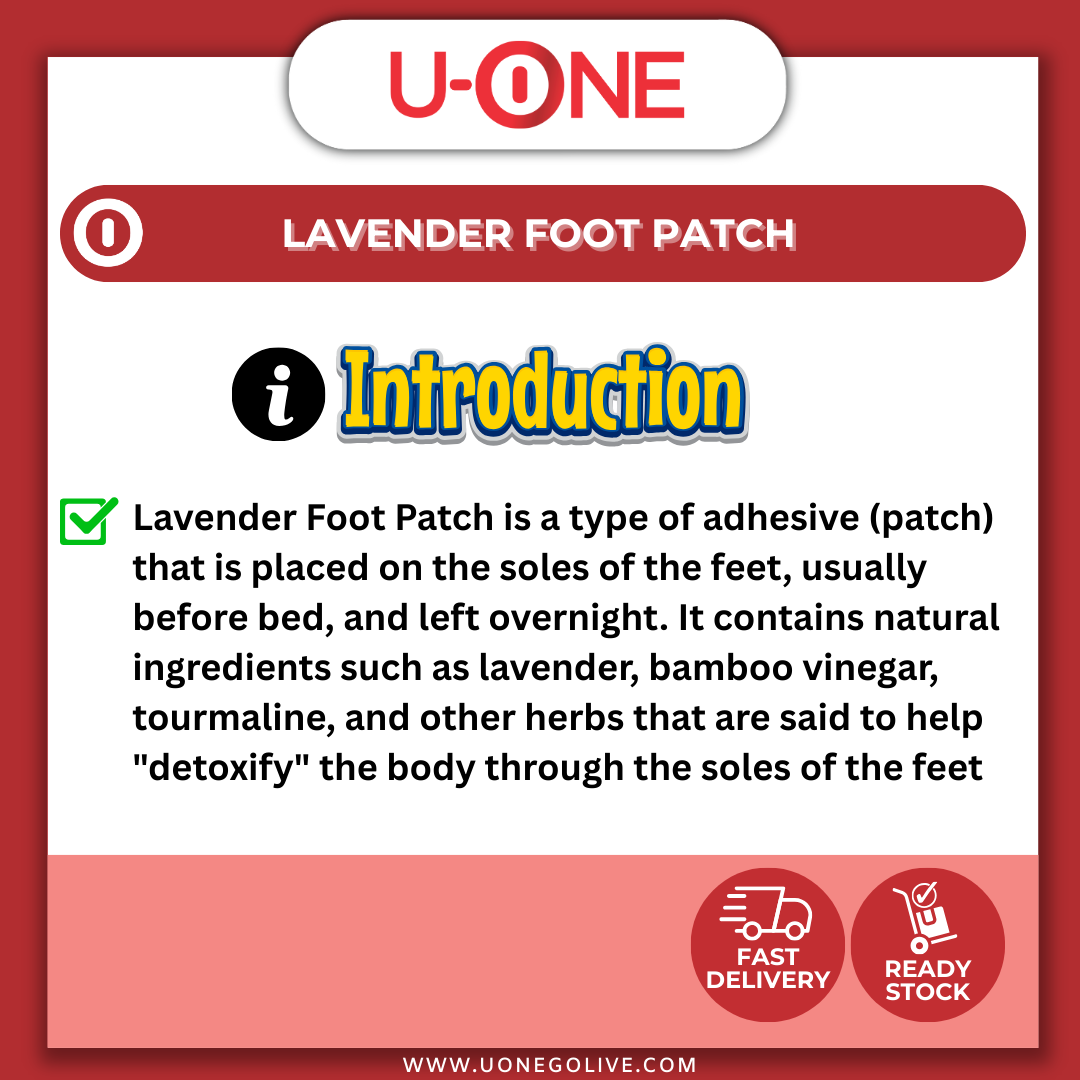 U-ONE | Korea | Lavender Foot Mask | 10pcs | Foot Care