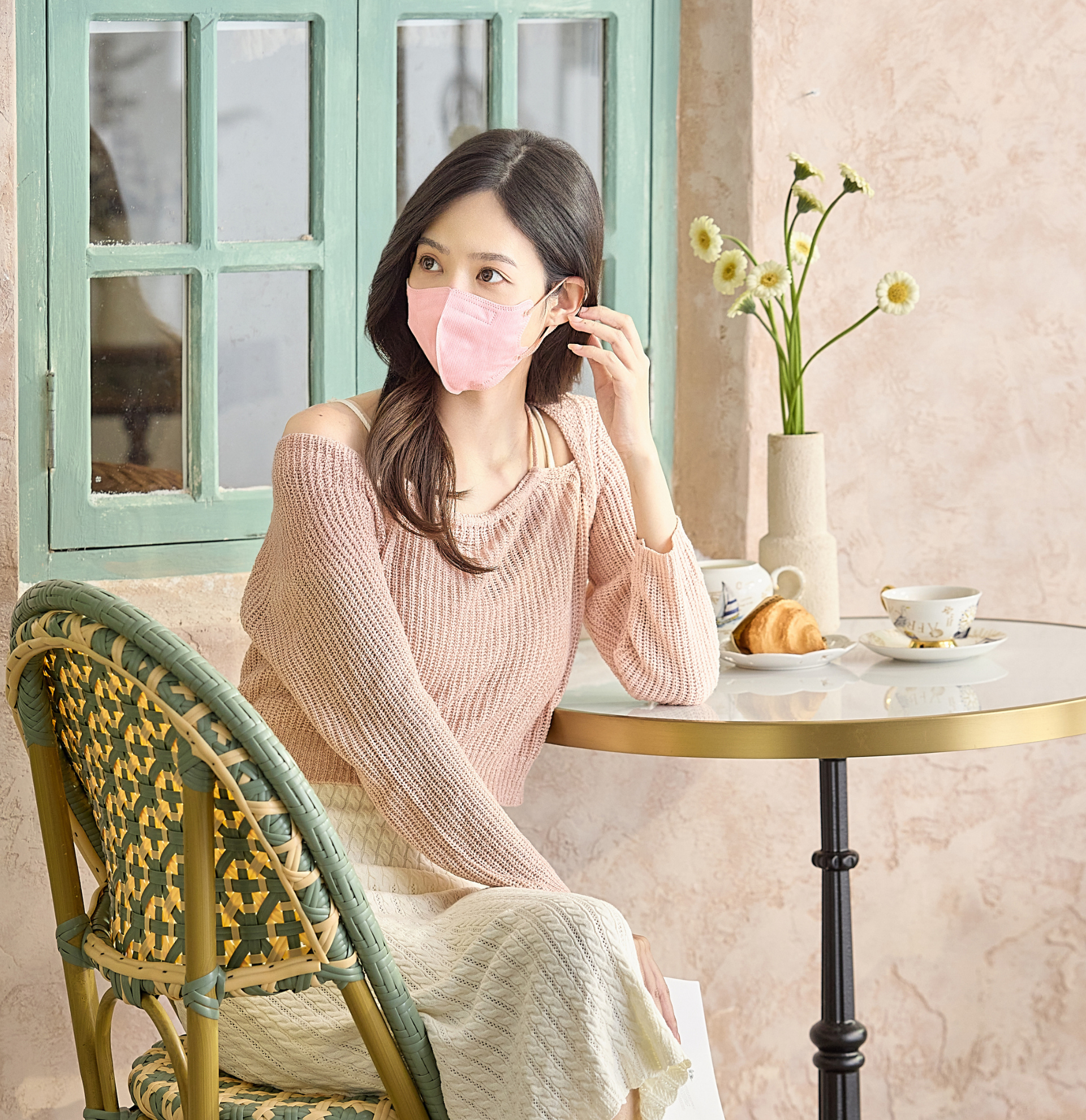 SENSE 美日｜日系肌感美型醫療口罩- 珊瑚紅(10入/袋)