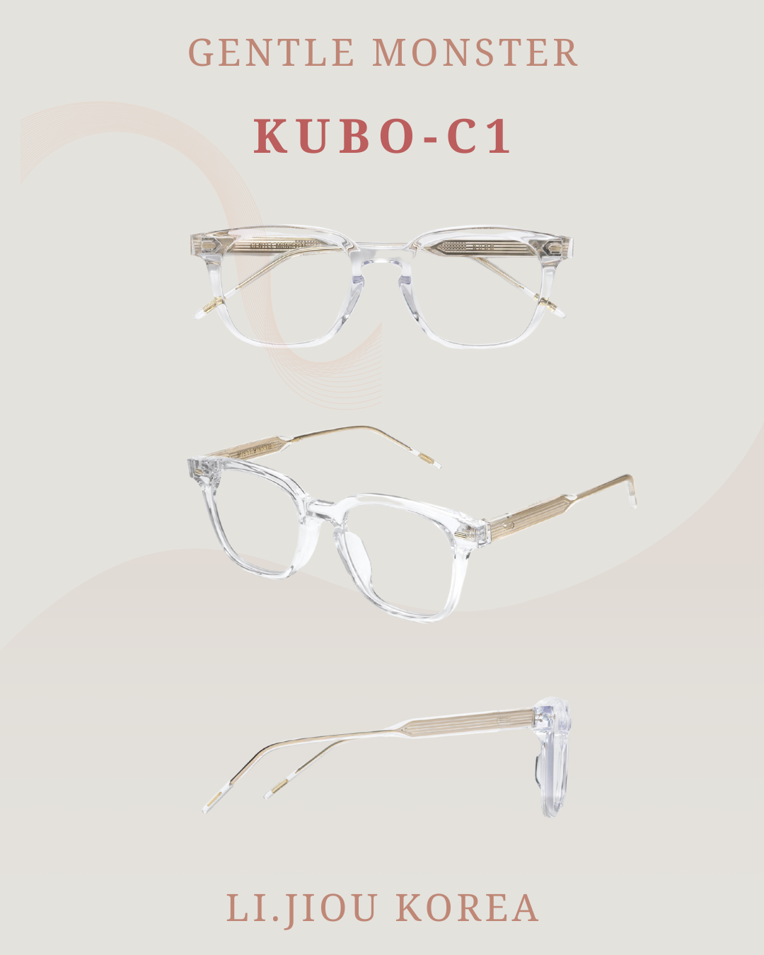 Gentle Monster Kubo-C1 平光眼鏡 GM眼鏡