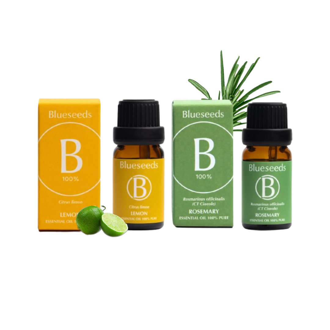 【雙12限定】檸檬精油 10ml+迷迭香精油 10ml｜自然農法百分百植物萃取精油