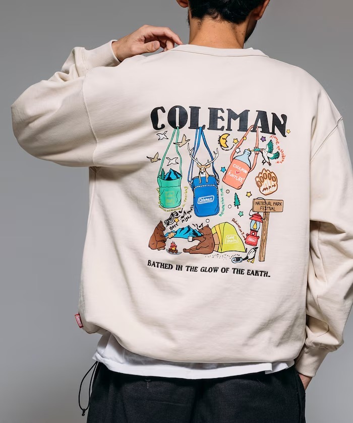 【預購】FREAK'S STORE x COLEMAN 野餐中大學T 4色 1021127000018