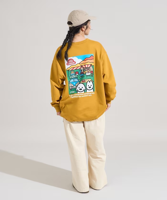 【預購】FREAK'S STORE x COLEMAN 兩隻小狗大學T 4色 1021127000015