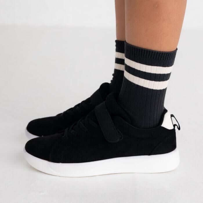 日本 stample 運動感 羅紋襪款 (3雙1組，16-21) 72978