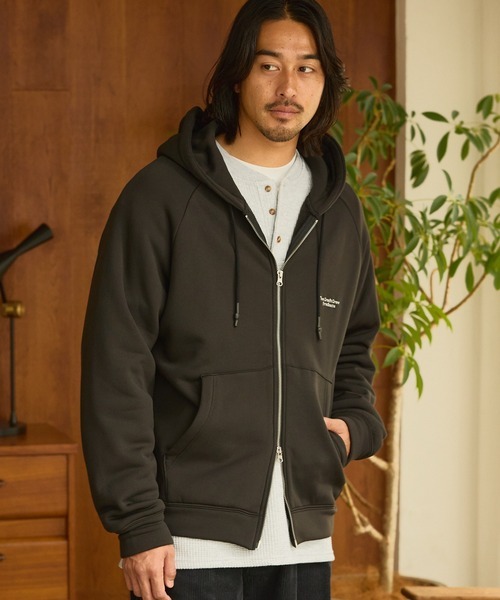 日本 The Craft Crew Products Fleece-lined Raglan Double-Zip [CCPpa756]