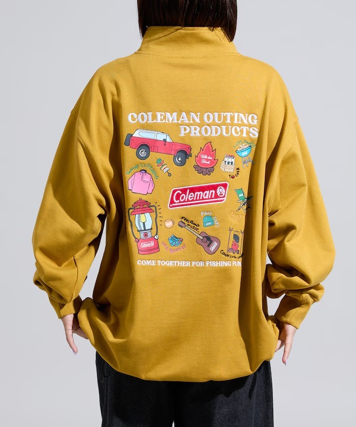 【預購】FREAK'S STORE x COLEMAN 露營中半高領上衣 4色 1021127000019