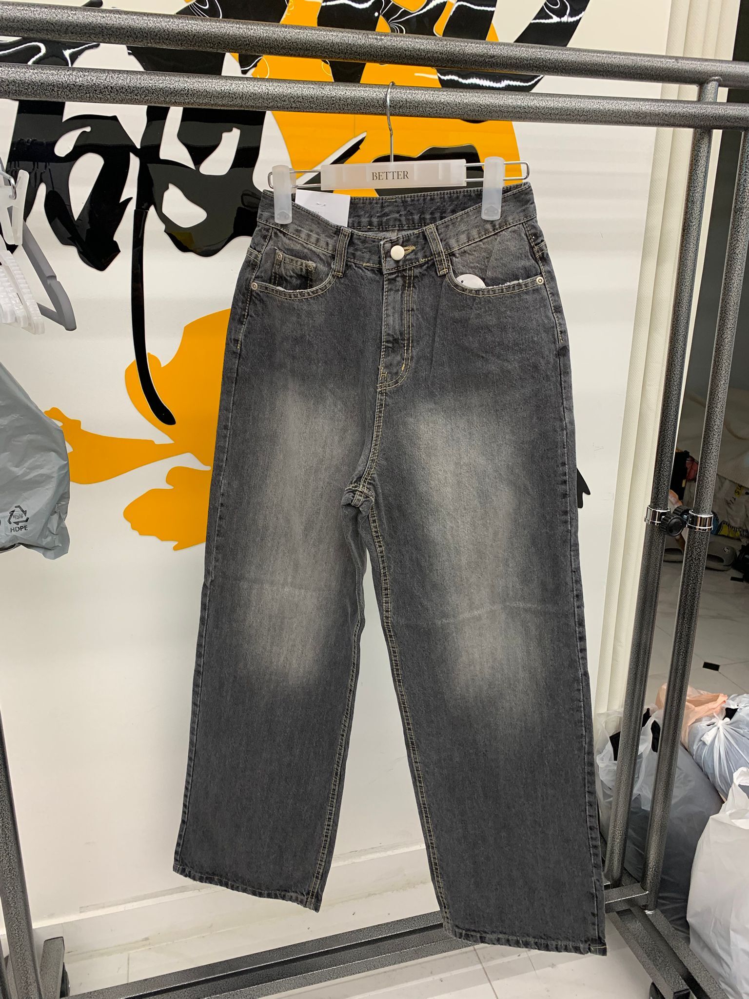 🇰🇷 直筒牛仔褲 清貨價貨品，不設退換（K12 AT453）
