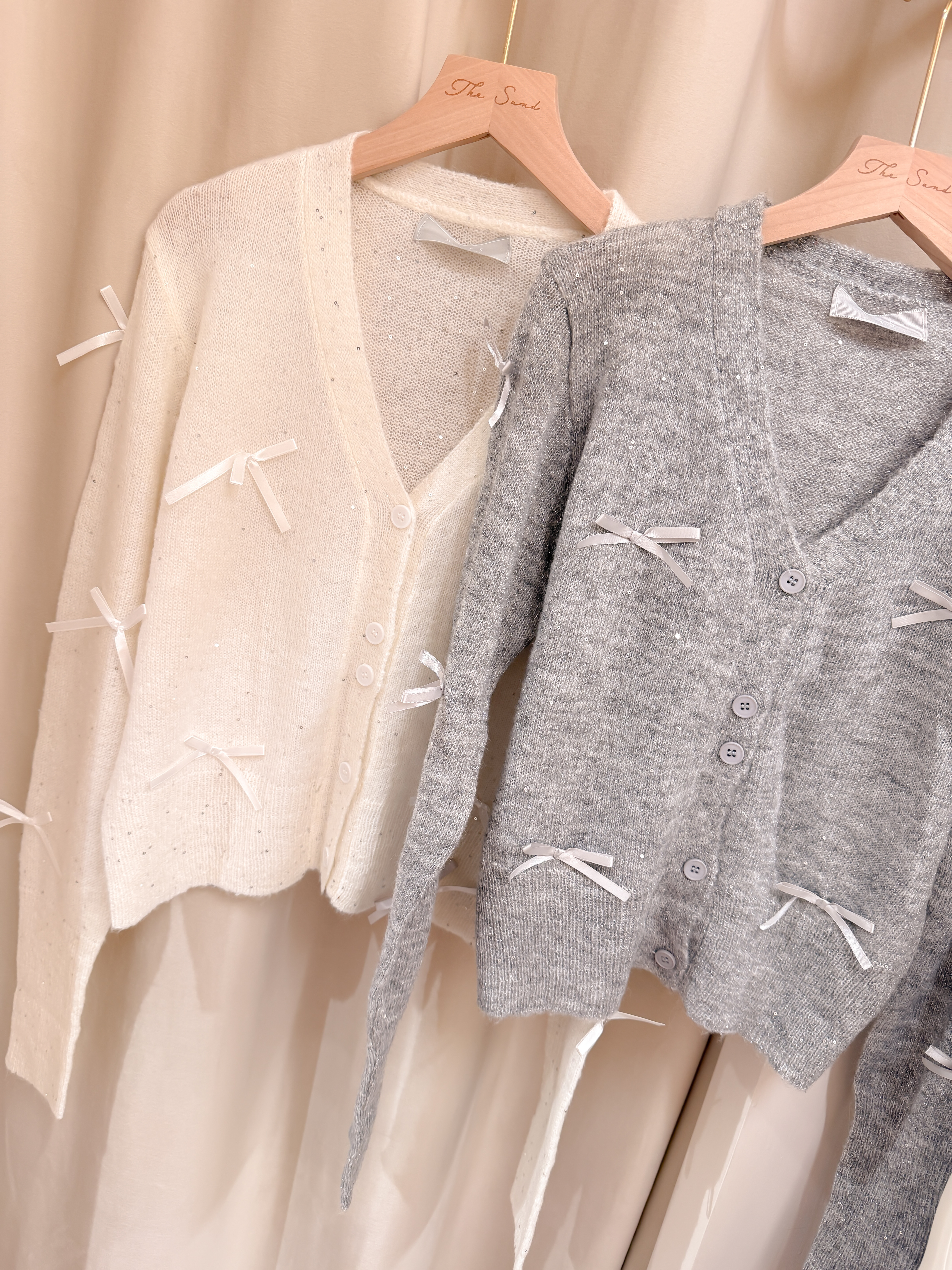 星空感小Ribbon Caridigan