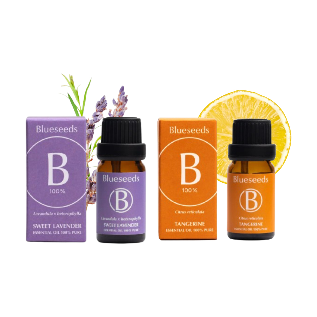 【雙12限定】甜蜜薰衣草精油 10ml+橘子精油 10ml ｜自然農法百分百植物萃取精油