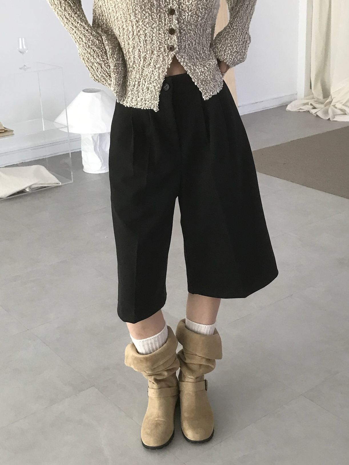 Choco Wide Shorts #短褲