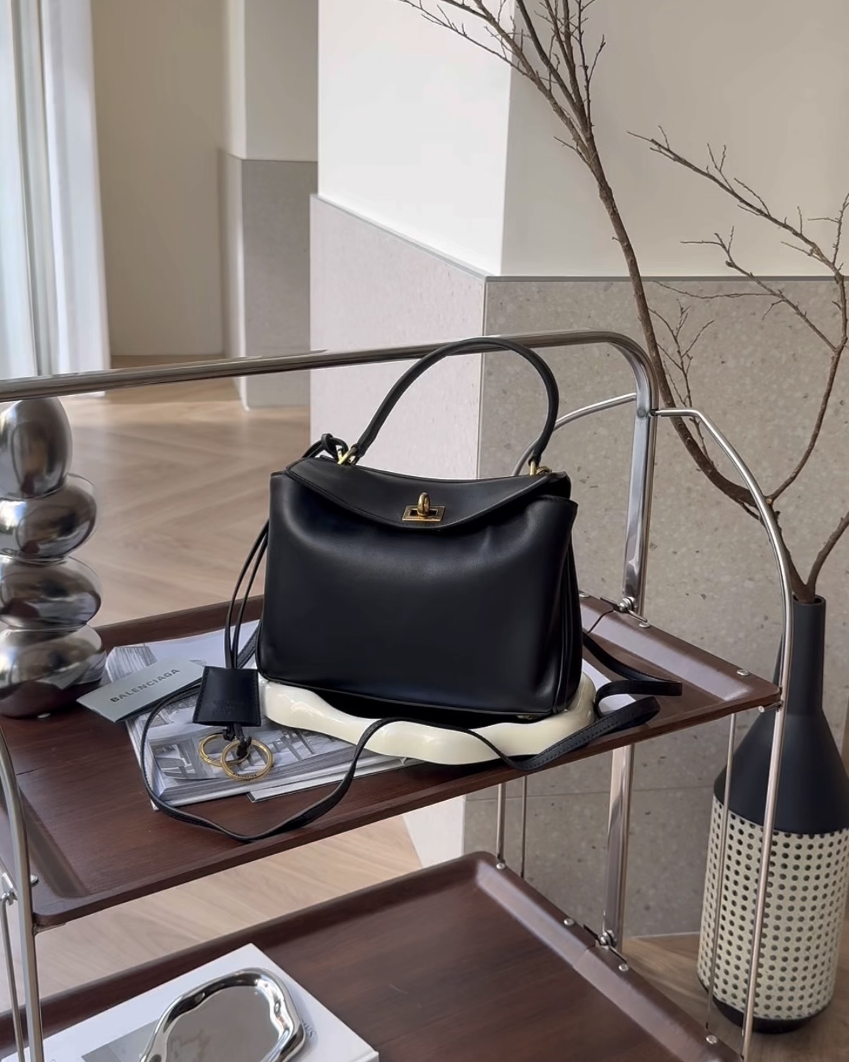 BALENCIAGA｜RODEO MINI 黑色金扣