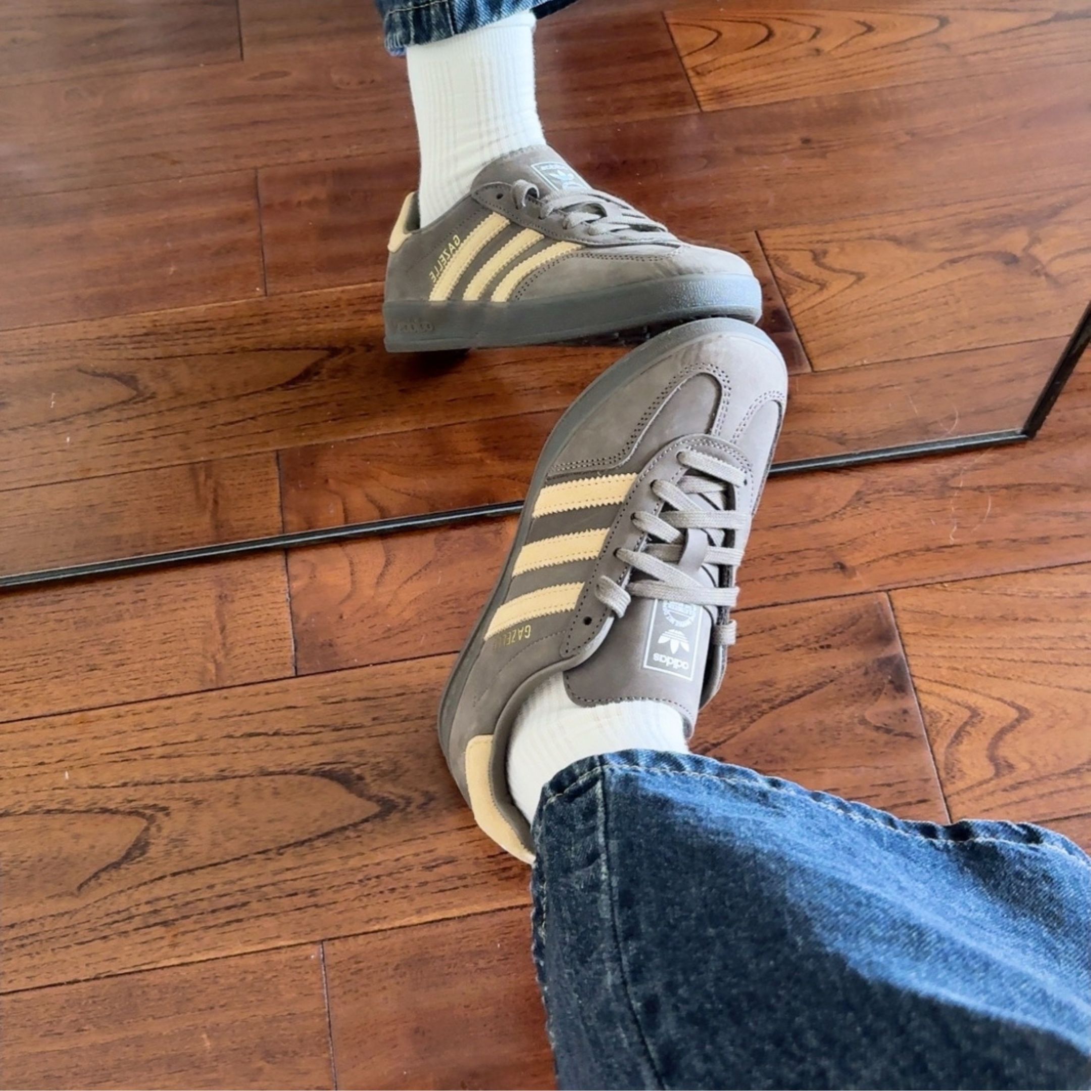 NICEDAY 代購 Adidas Gazelle Indoor 日本限定 奶油 摩卡 咖啡 咖啡棕 復古鞋 JQ8386