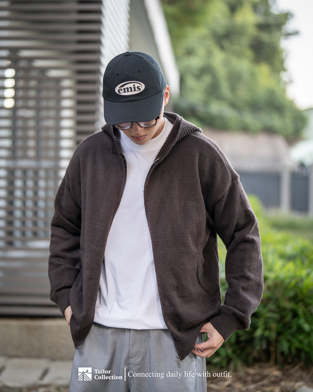 #預購+現貨 Tailor collection 慵懶風 開衫連帽毛衣針織外套 MM4156 三色