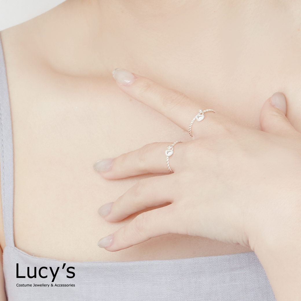 925純銀 動心 戒指 (125493/125494/125495)