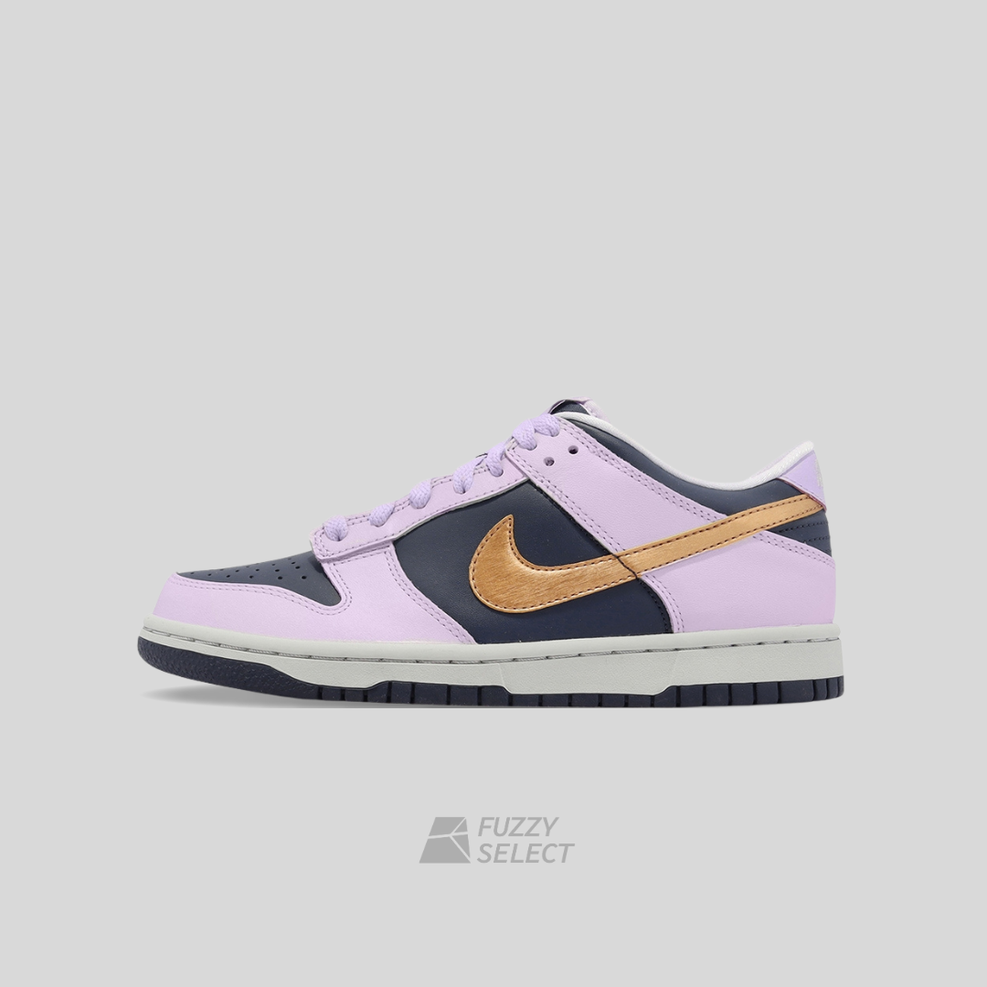 【逢甲FUZZY】Nike Dunk Low GS "Copper Swoosh" 深藍 金勾 DX1663-400