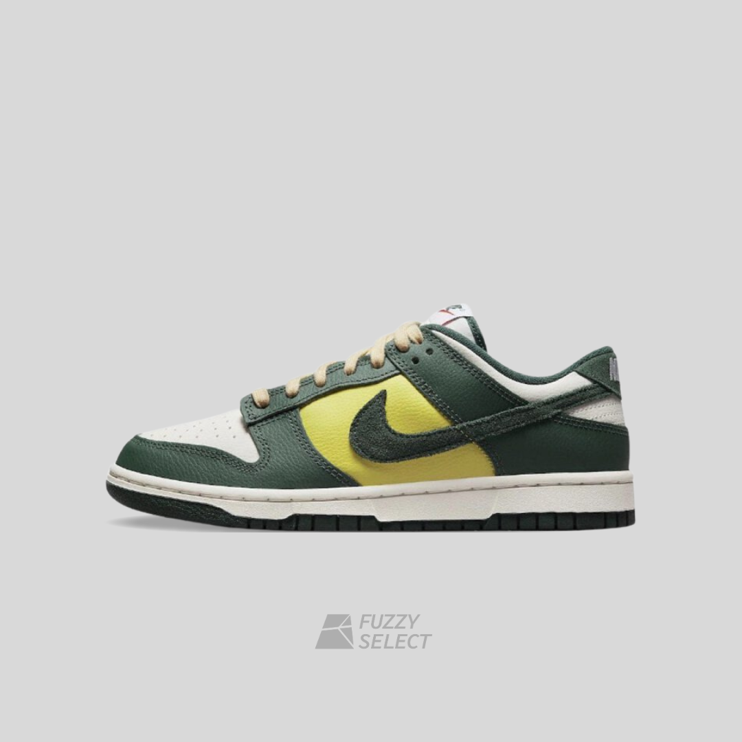 【逢甲FUZZY】W Nike Dunk Low "Noble Green" 綠黃 奶油鞋帶 FD0350-133