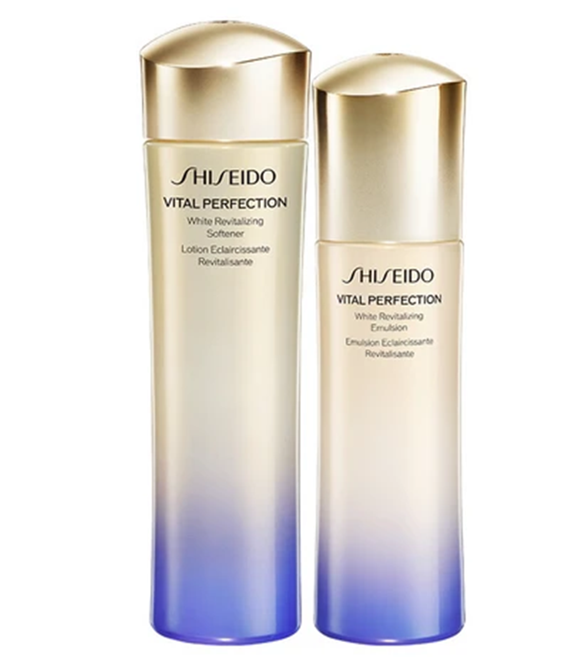 新版 資生堂悅薇水乳套裝(全效美白抗紋滋潤健膚水150ml+滋潤乳液100ml)[平行進口]