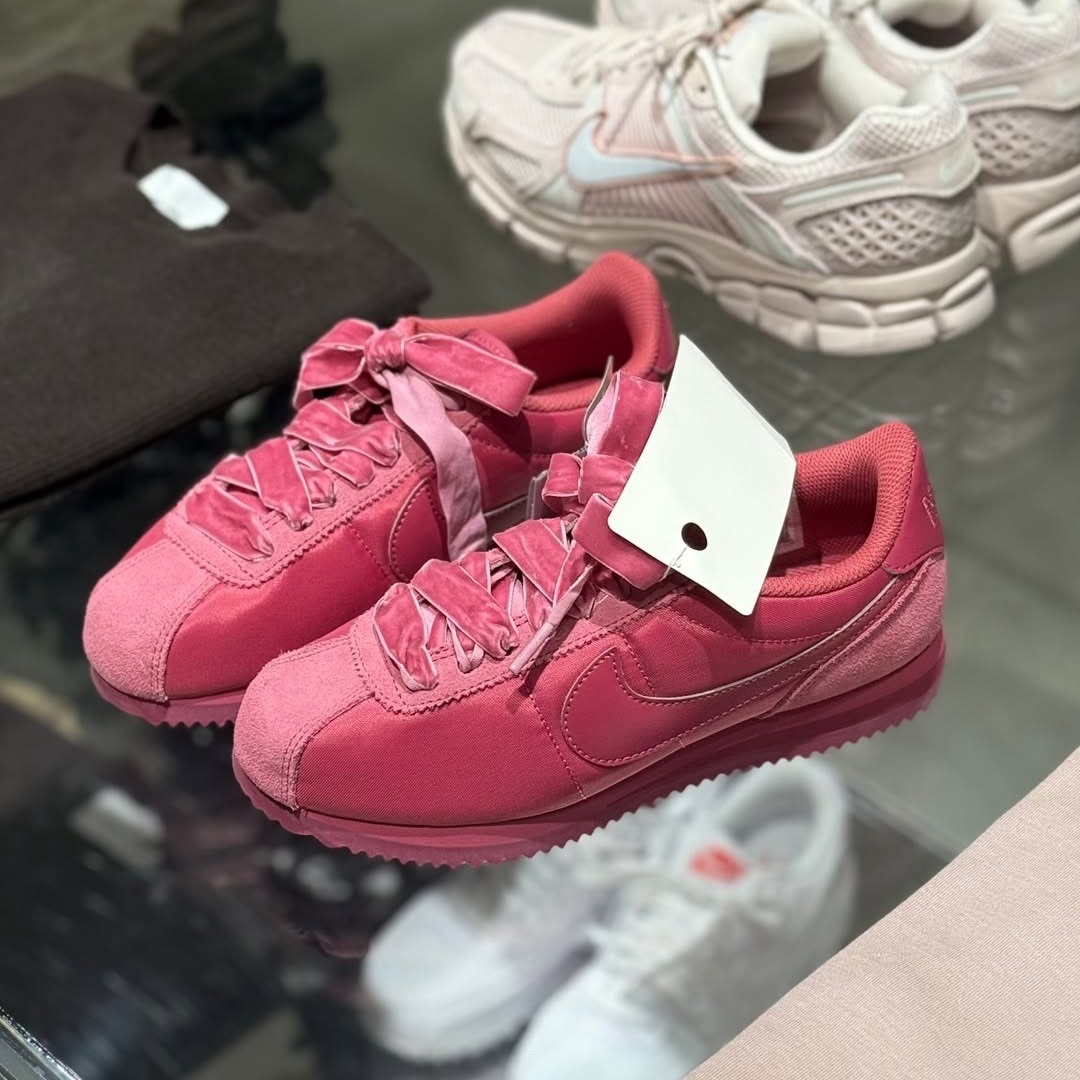 Nike Cortez 日本新款 粉紅甜心 緞帶粉 緞帶 尼龍 阿甘鞋 IM6034-600