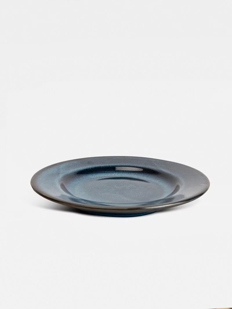 ByOn-Guilia 古莉婭餐具,古莉婭餐盤-20cm,炻器高溫手工燒製,採用反應釉,大海藍