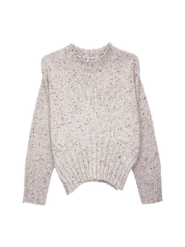 LIVIANA CONTI 側開叉短版毛衣(米)