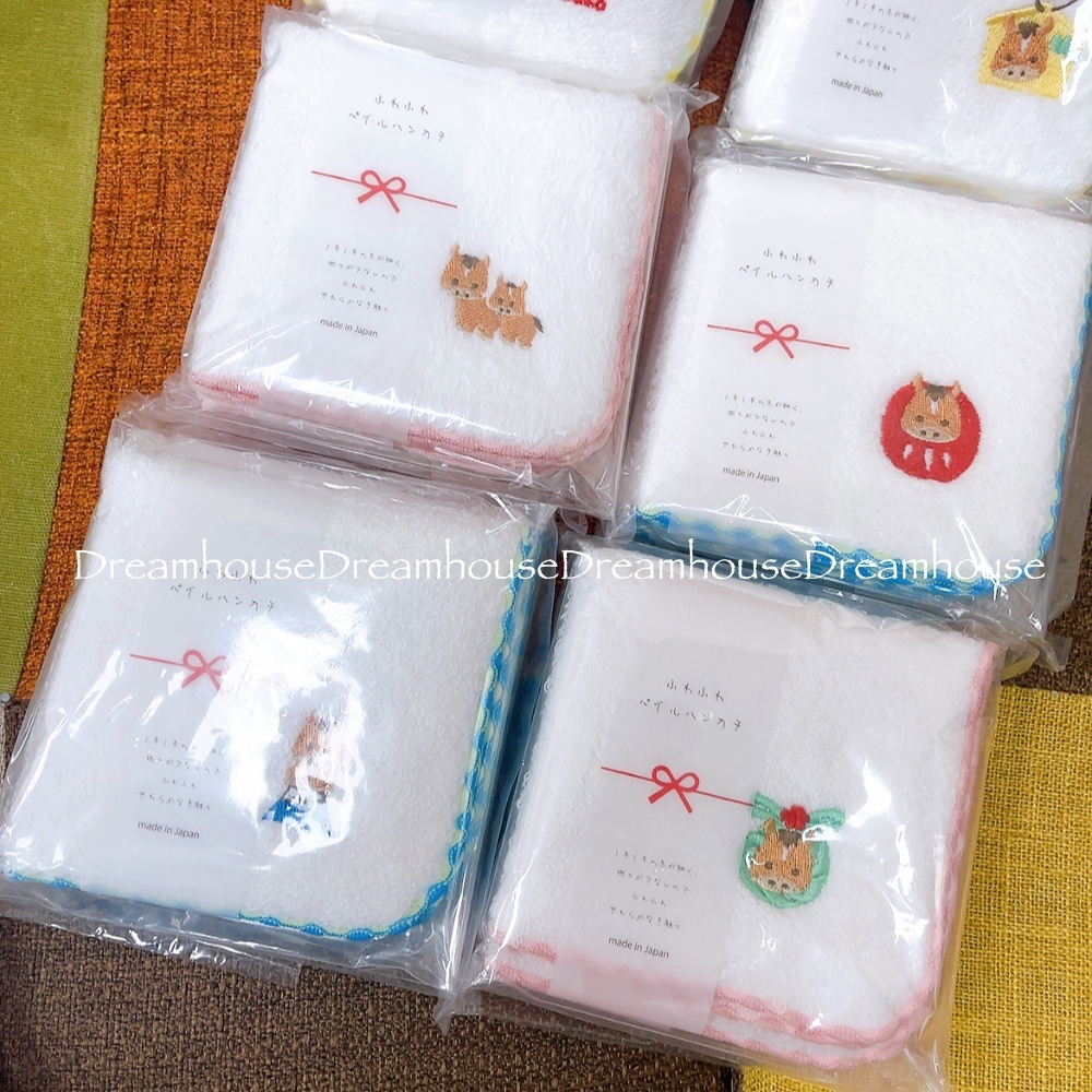 日本製 KOJI 2026 馬年 達摩 限定款 純棉 方巾 毛巾 手帕 抹布 毛巾