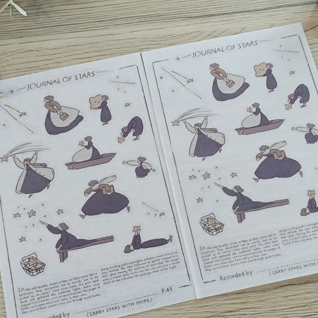 山泥泥．JOURNAL OF STARS 轉印貼紙