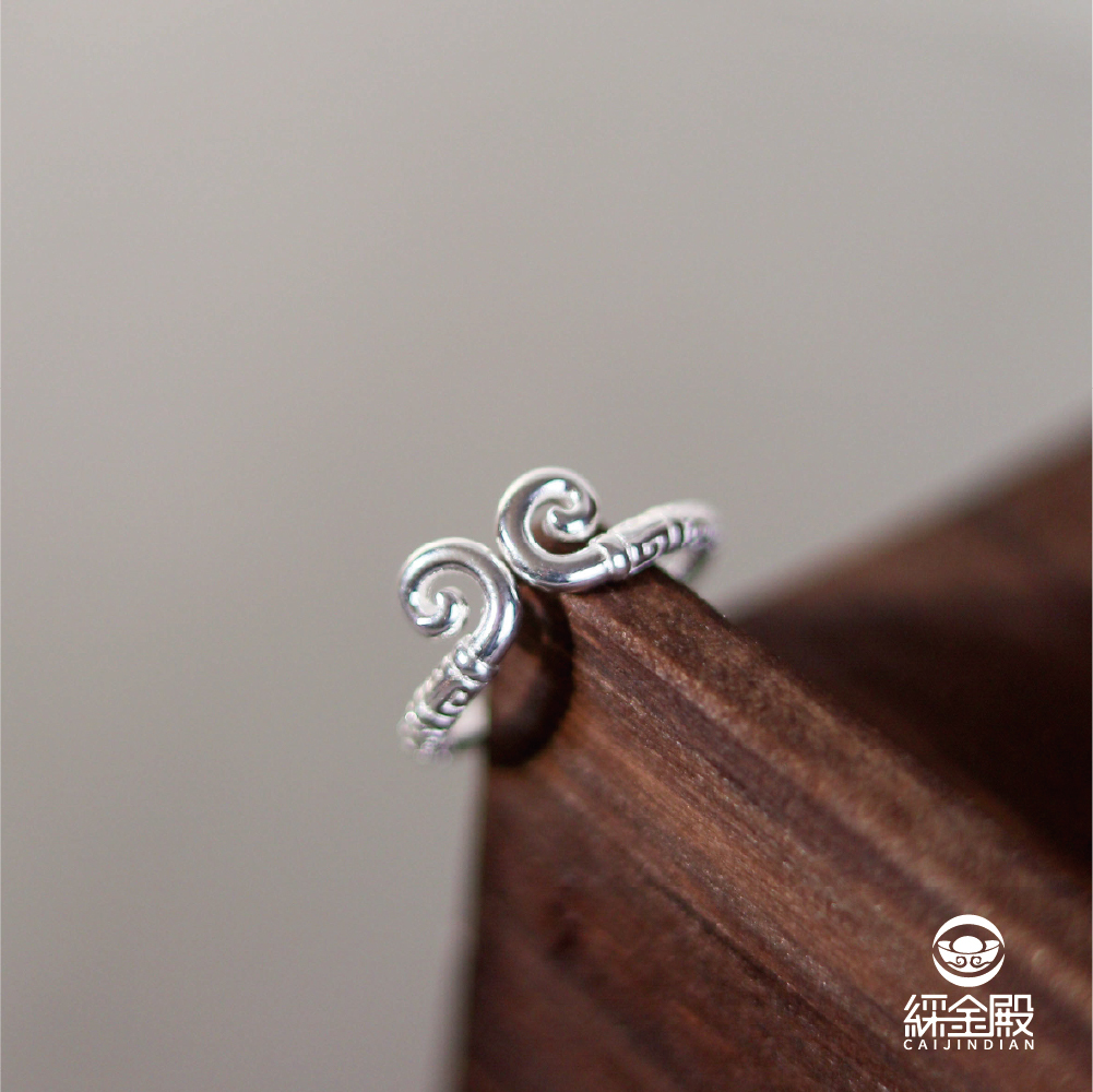 鎖住愛情-招人緣開運純銀戒｜緊箍咒｜純銀｜開運｜好人緣｜男款【綵金殿】