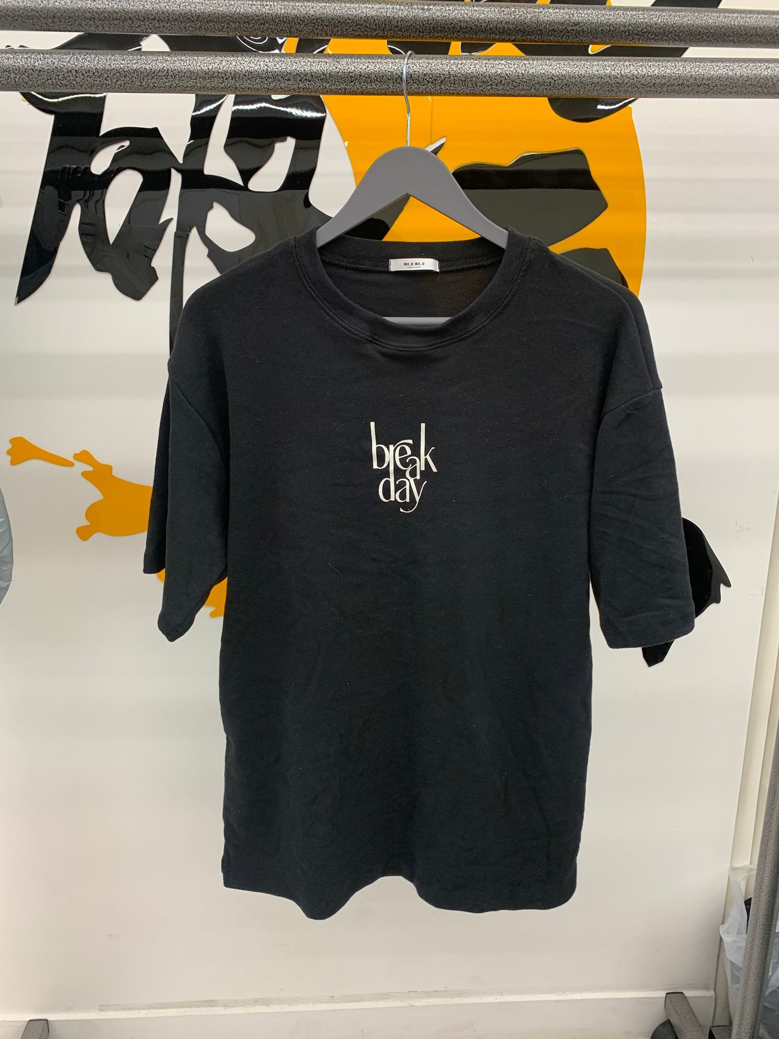 韓國 圓領休閒英文印花T-Shirts 清貨價貨品，不設退換（K12 AT456）