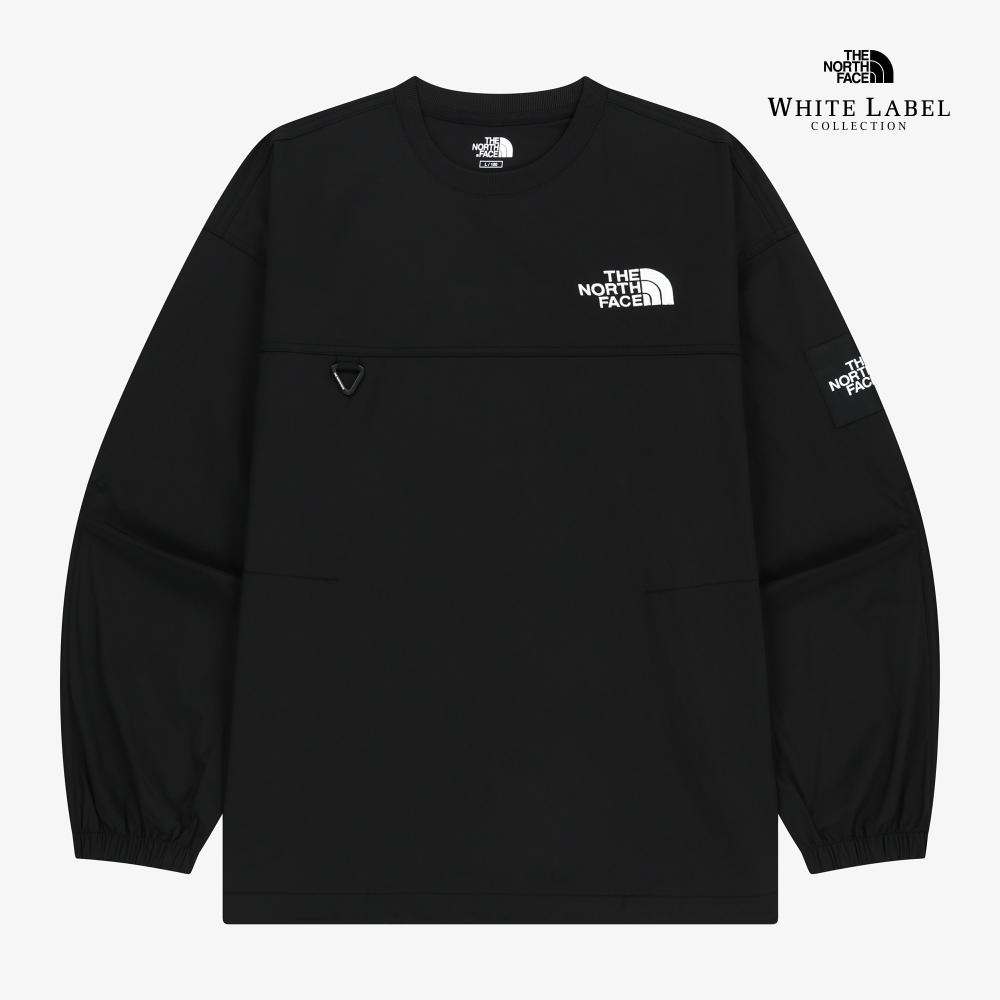 【代購】THE NORTH FACE ALBANY EX CREWNECK｜拼接刺繡圓領大學T｜男女同款｜三色可選