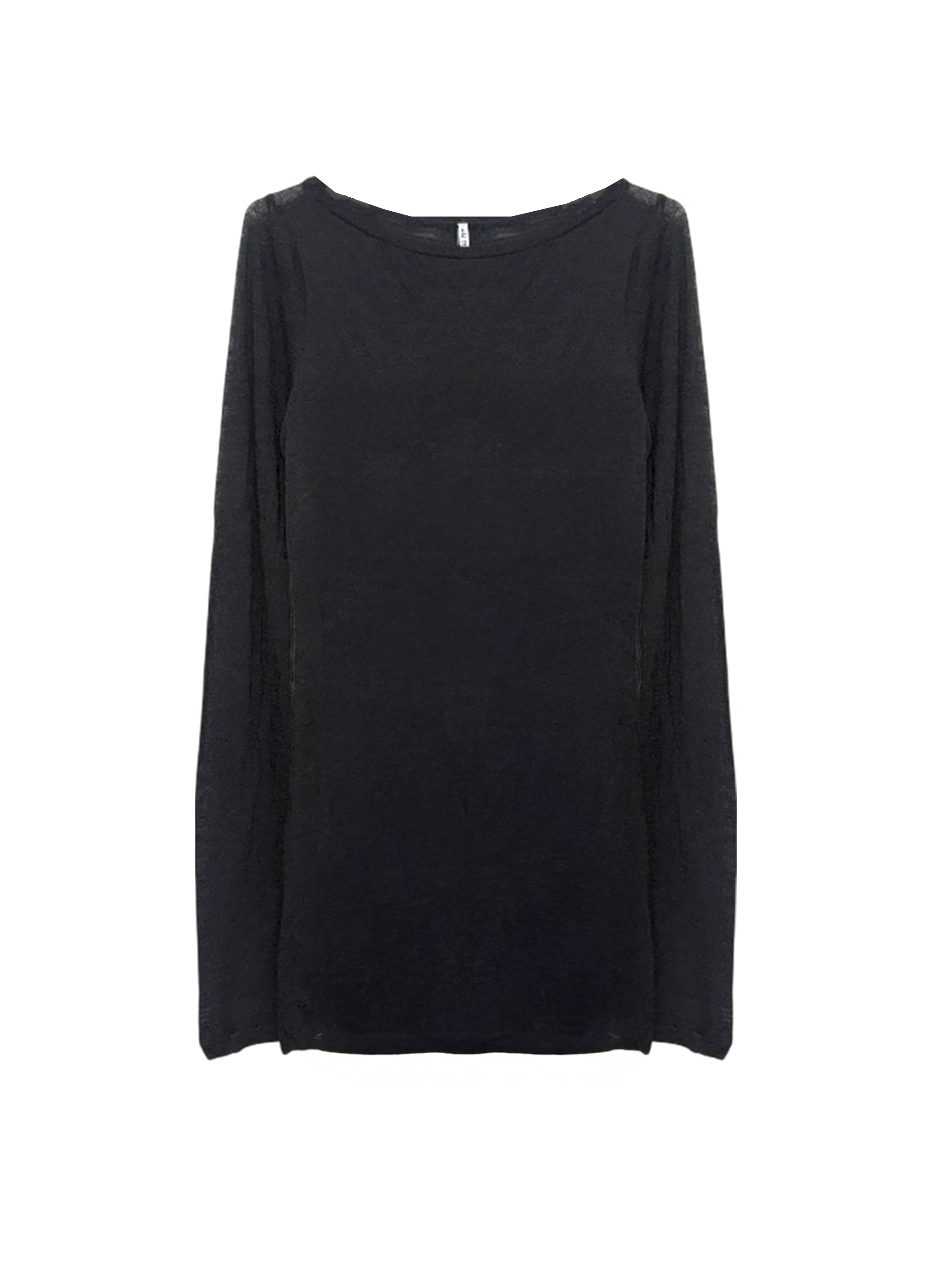 LIVIANA CONTI圓領羊毛內搭衣(黑)