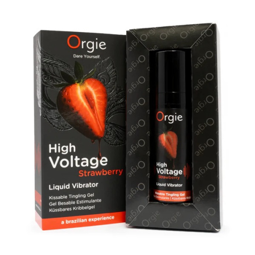 Orgie Sexy Vibe 可食用草莓味 高壓電感 刺激凝膠 15ml