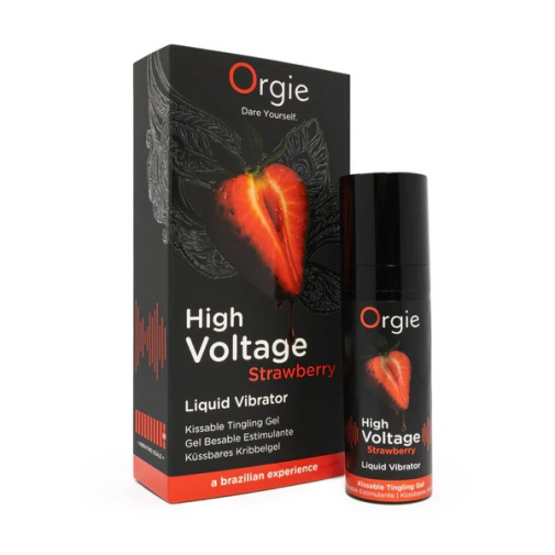 Orgie Sexy Vibe 可食用草莓味 高壓電感 刺激凝膠 15ml