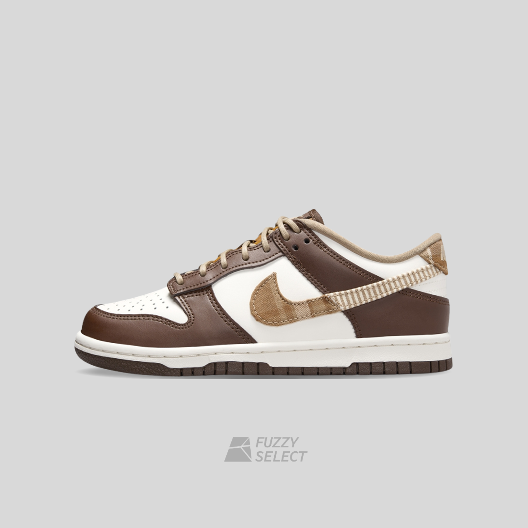 【逢甲FUZZY】Nike Dunk Low GS "Brown Plaid" 摩卡 格紋 美拉德 FV3653-191