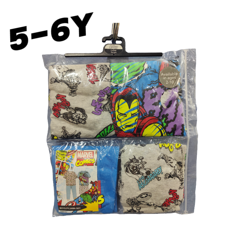 英國直送 marvel  2套裝 睡衣套裝  5-6Y