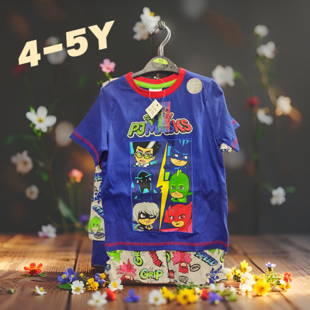 英國直送 pj mask   睡衣裝 2套裝 4-5Y  清貨價
