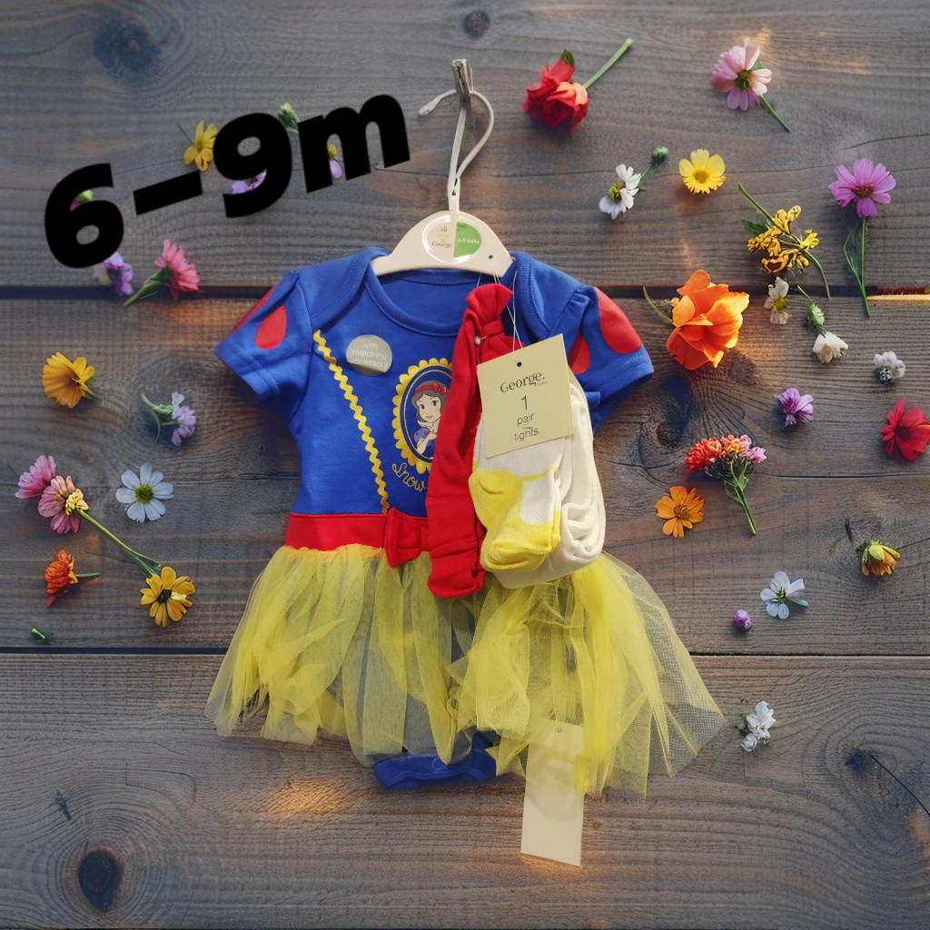 英國直送 disney 公主  BB COSPLAY套裝  6-9月  清貨價