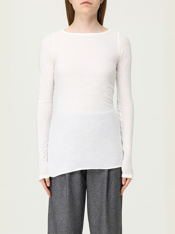 LIVIANA CONTI圓領羊毛內搭衣(米白)