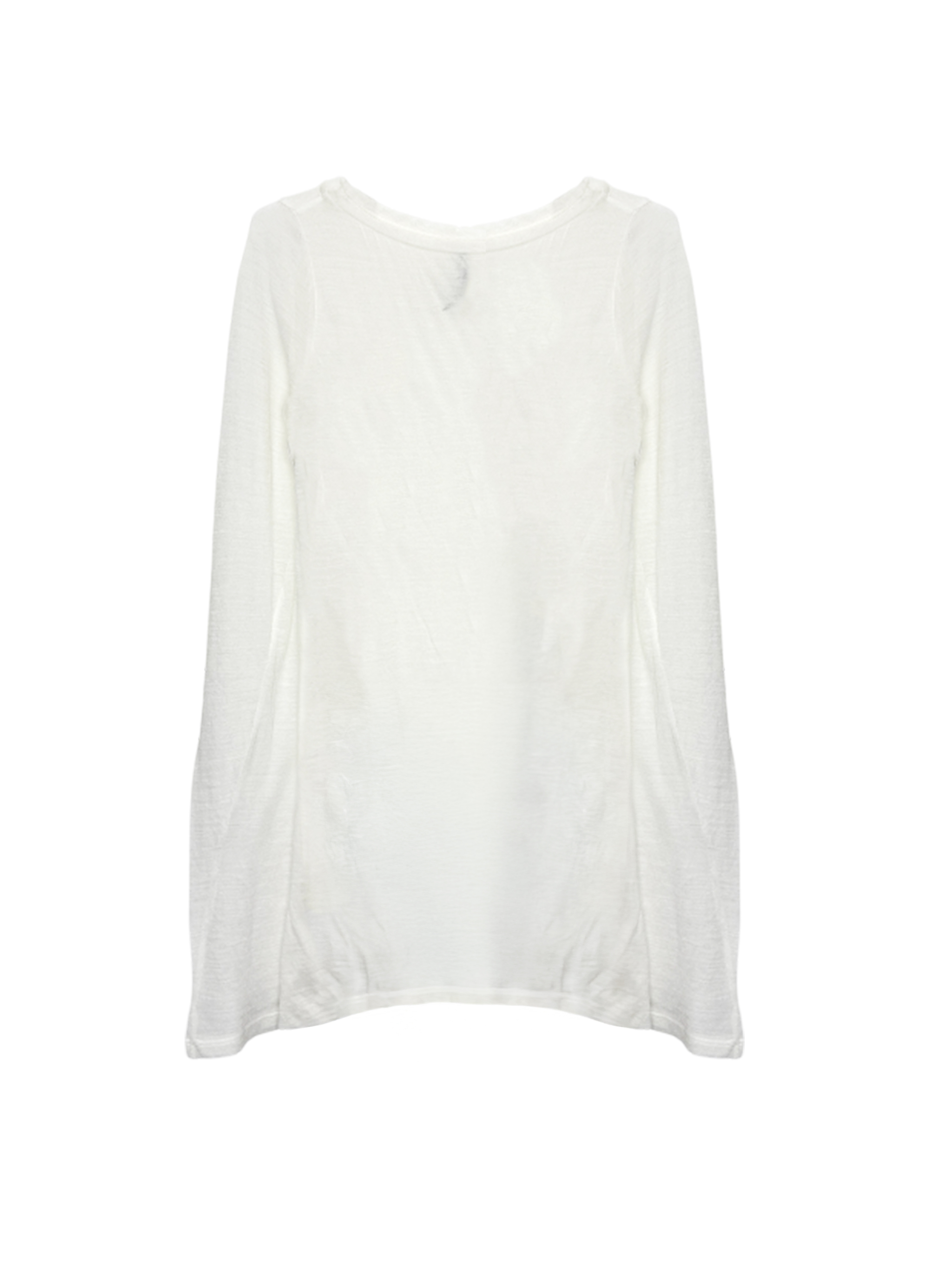 LIVIANA CONTI圓領羊毛內搭衣(米白)