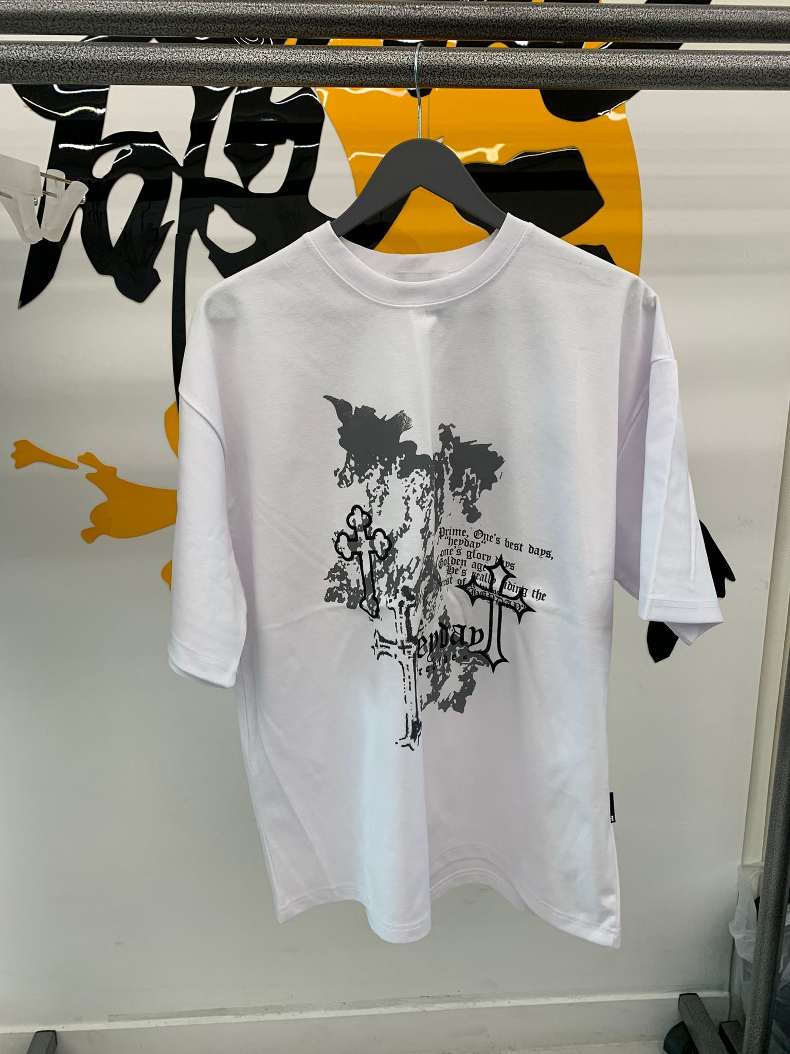 🇰🇷 十字架印花T-Shirts（K12 AT467）
