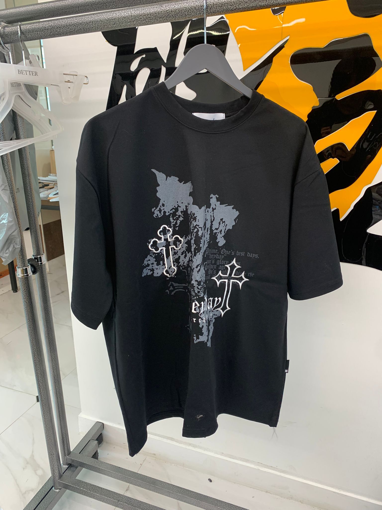 🇰🇷 十字架印花T-Shirts（K12 AT467）