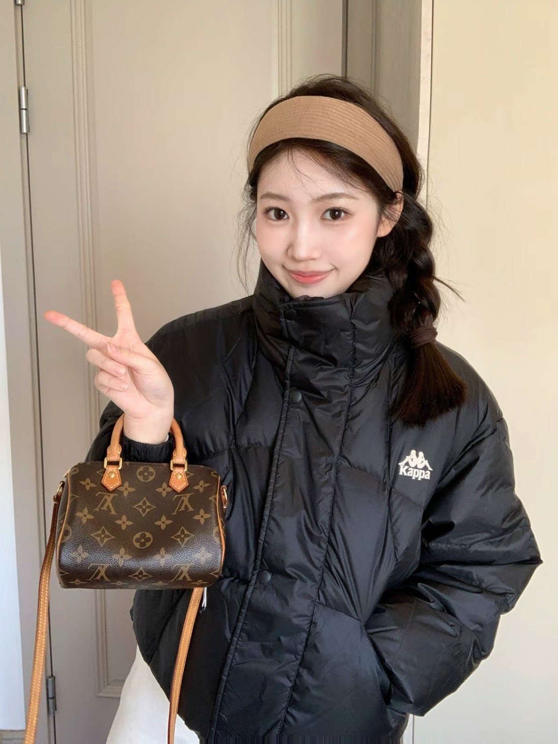 KAPPA 立領 羽絨 外套 女款