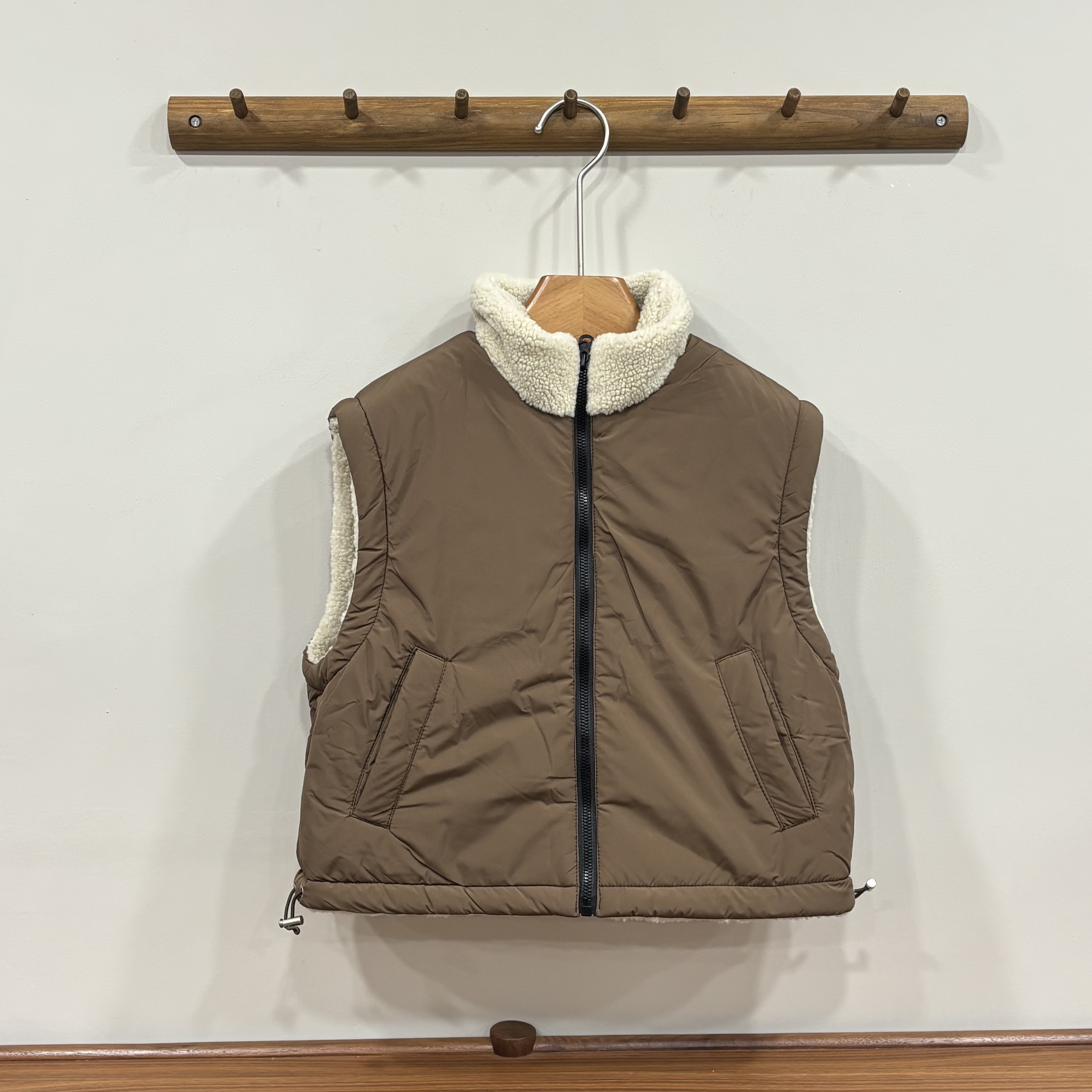 A03296鋪棉羊羔絨背心