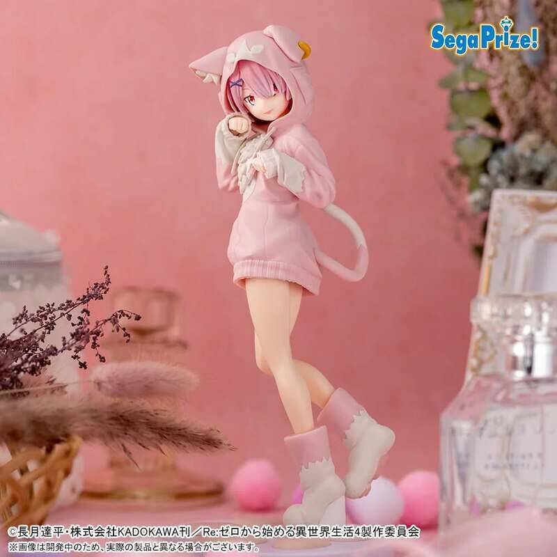 預購26/05 SEGA 代理版 景品 Xstellar Re:從零開始的異世界生活 拉姆 毛茸茸帽T