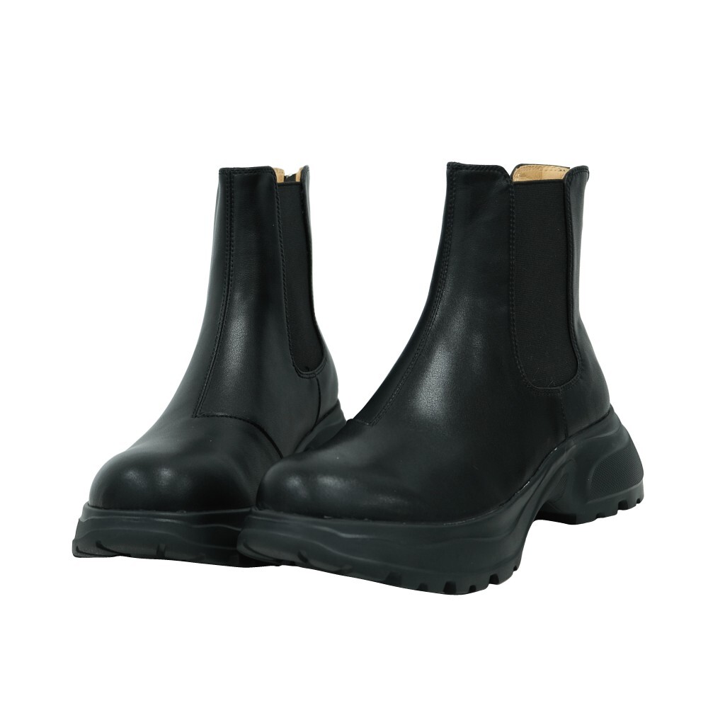 時髦運動厚底短靴 -2色