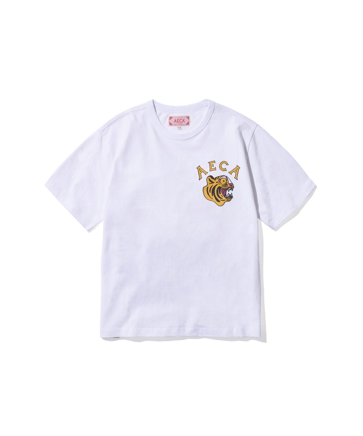 AECA TIGER HALF SLEEVE TEE WHITE SSBDTTSSO017A2WA