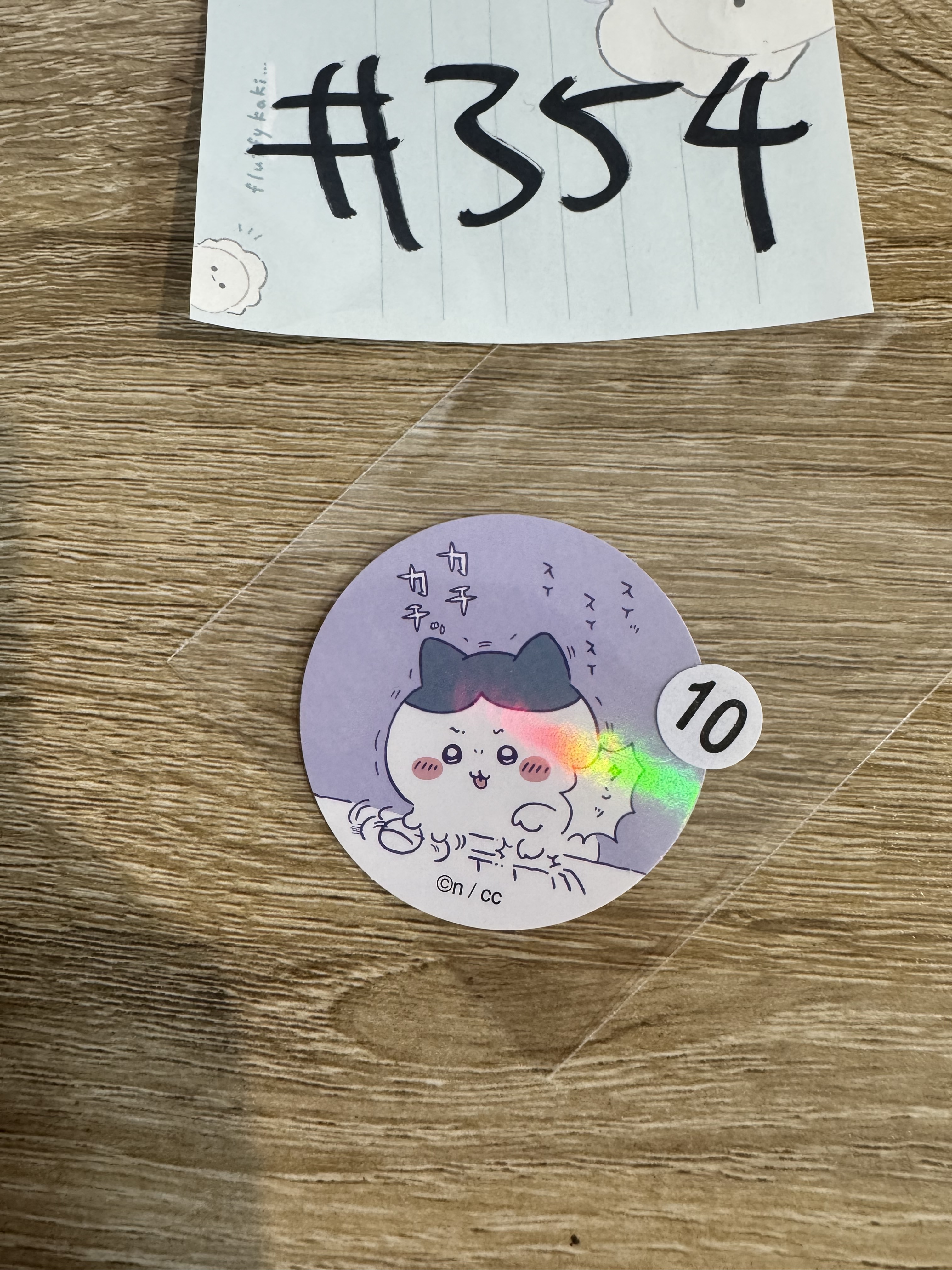 CHIIKAWA 八字貓  貼紙#354